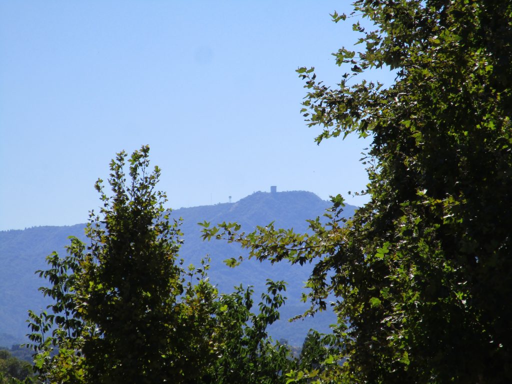 View Umunhum from Martial Cottle Park
