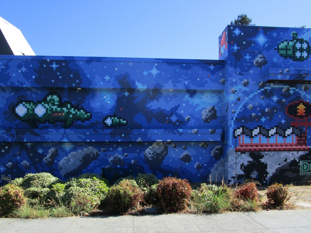 8-bit Mural on East Reed Street