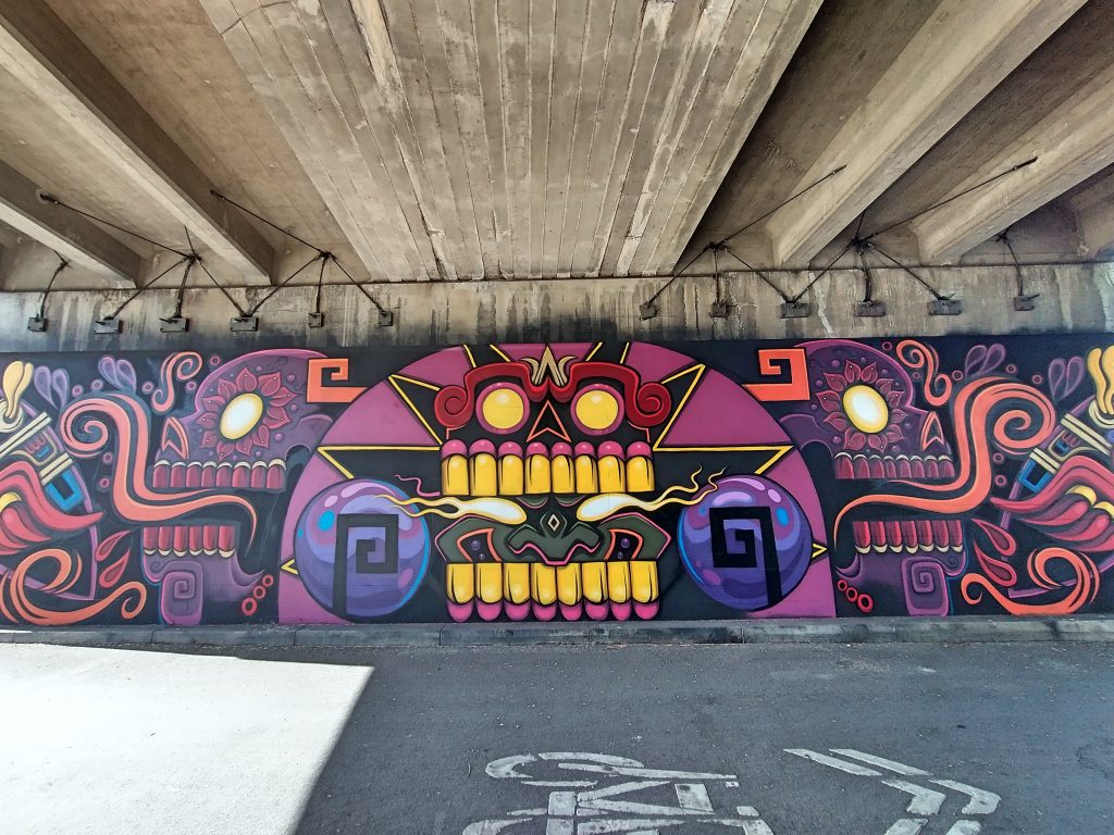 Murals under San Carlos