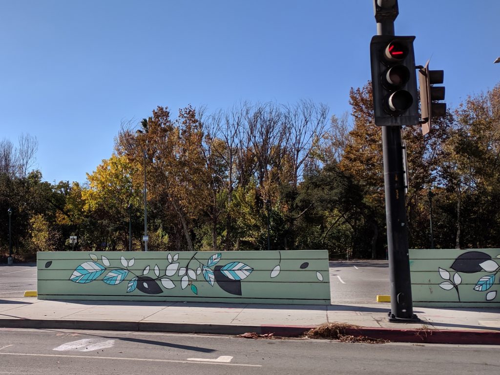 Almaden Boulevard Barrier Mural