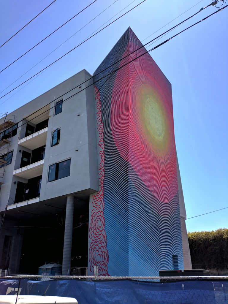 New mural on new building