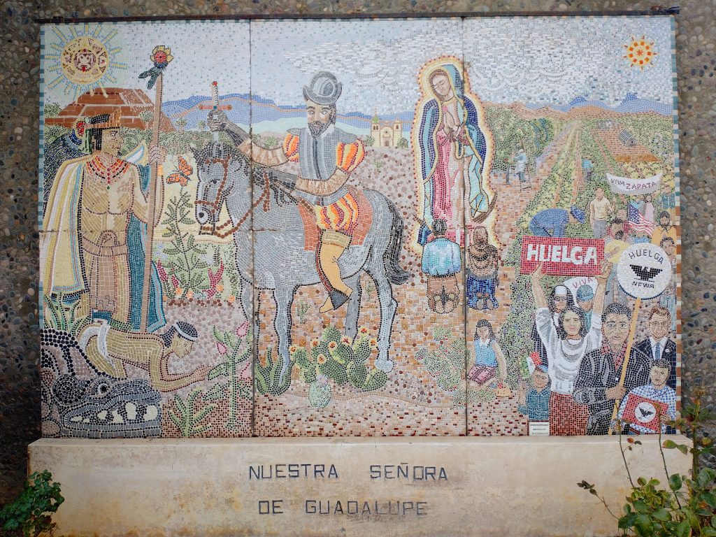 Nuestra Senora de Guadalupe mosaic