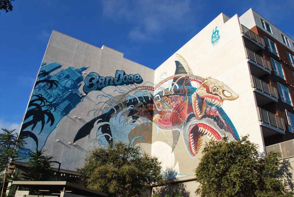 San Jose Shark Mural