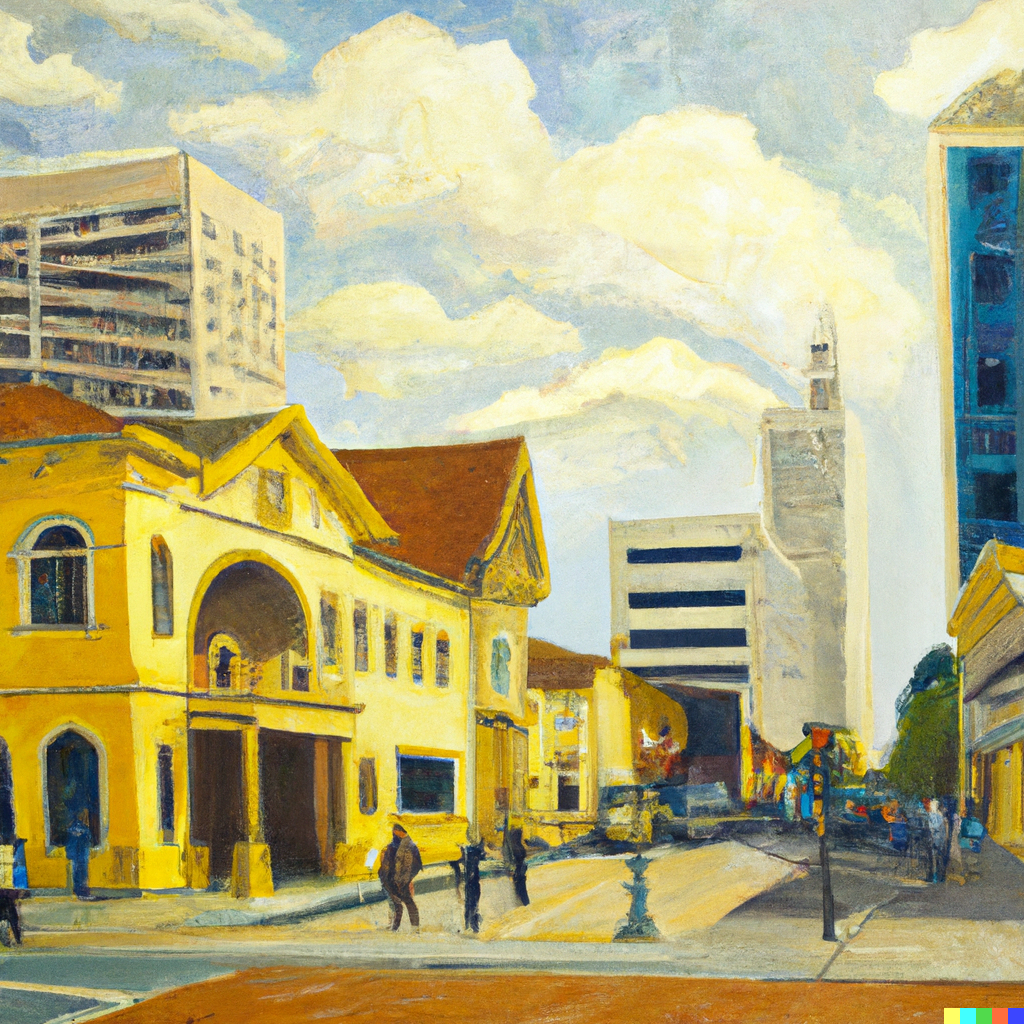 DALL-E Painting of San Jose by Van Gough