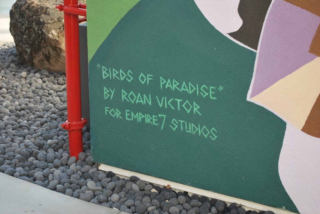 Birds of Paradise Mural