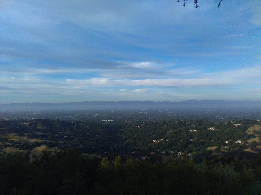 San Jose from the west, looking east